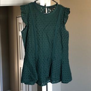 Green dressy top